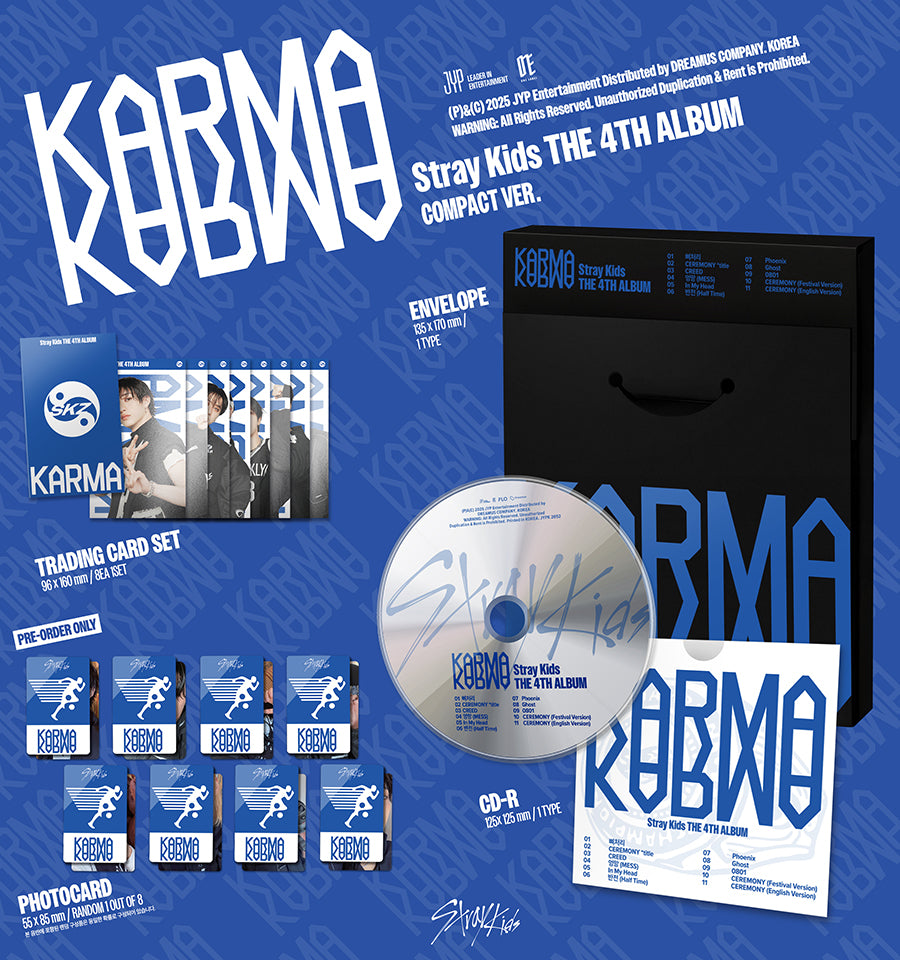 BBANGYA | STRAY KIDS - KARMA (4th Studio Album) [Compact Ver.]