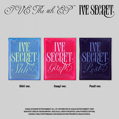 IVE- IVE SECRET (4th Mini Album)