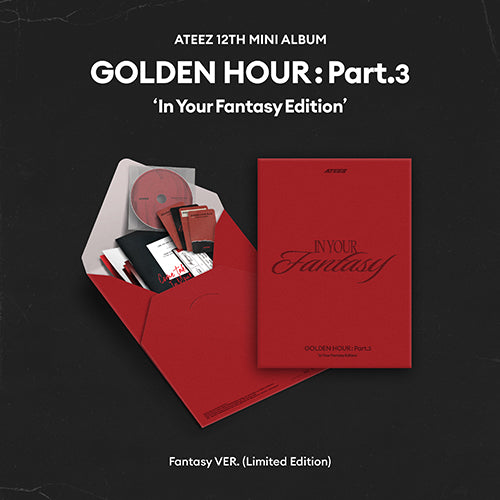 *PRE-ORDER* ATEEZ - GOLDEN HOUR : Part.3 ‘In Your Fantasy Edition’ (12th Mini Album) [Limited Edition Fantasy Ver.]