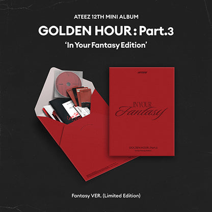 *PRE-ORDER* ATEEZ - GOLDEN HOUR : Part.3 ‘In Your Fantasy Edition’ (12th Mini Album) [Limited Edition Fantasy Ver.]