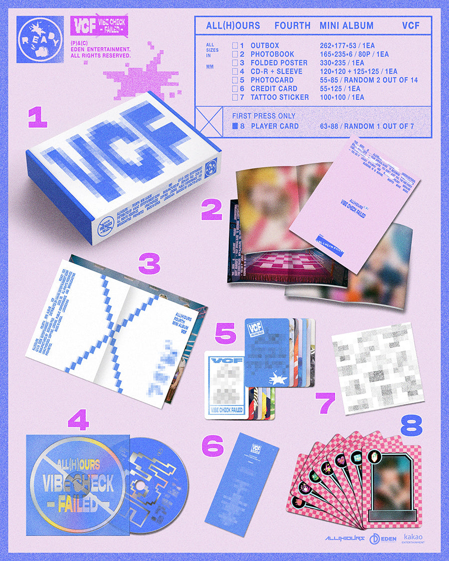 *PRE-ORDER* ALL(H)OURS - VCF (4th Mini Album)