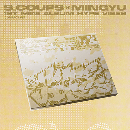 *PRE-ORDER* SEVENTEEN S.COUPS X MINGYU - HYPE VIBES (1st Mini Album) [Compact Ver.] + POB