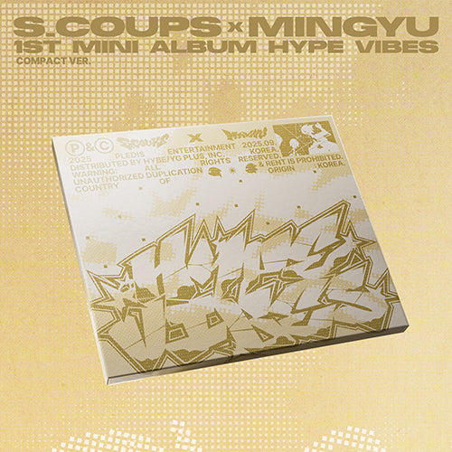 *PRE-ORDER* SEVENTEEN S.COUPS X MINGYU - HYPE VIBES (1st Mini Album) [Compact Ver.] + POB