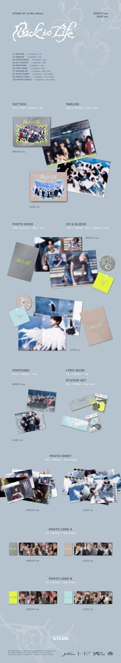 &TEAM - Back To Life (1st Korean Mini Album)