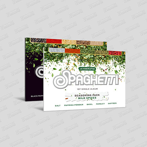 LE SSERAFIM - SPAGHETTI (1st Single Album) [Weverse Album Ver.]