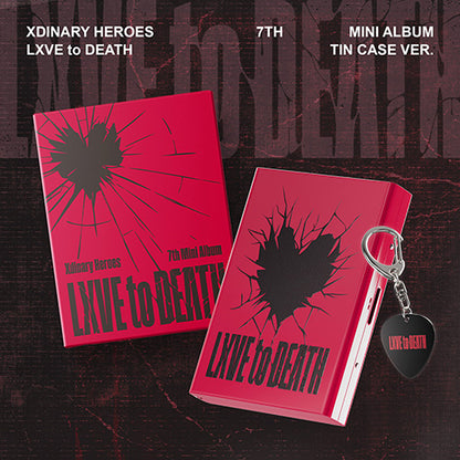 *PRE-ORDER* XDINARY HEROES - LXVE TO DEATH (7th Mini Album) [Tin Case Ver.] + POB