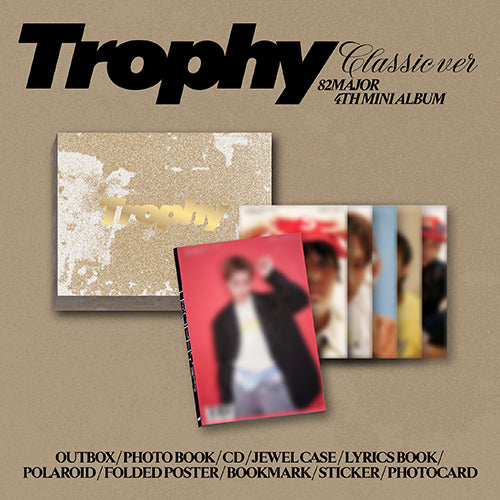 *PRE-ORDER* 82MAJOR - Trophy [Classic Ver.] (4th Mini Album)