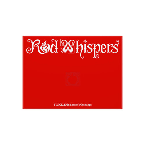*PRE-ORDER* TWICE - 'RED WHISPERS' 2026 Season's Greetings