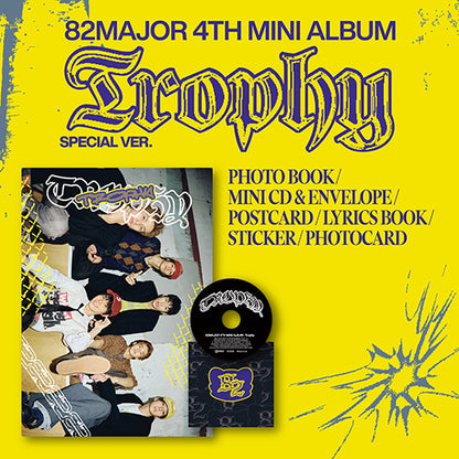*PRE-ORDER* 82MAJOR - Trophy [Special Ver.] (4th Mini Album)