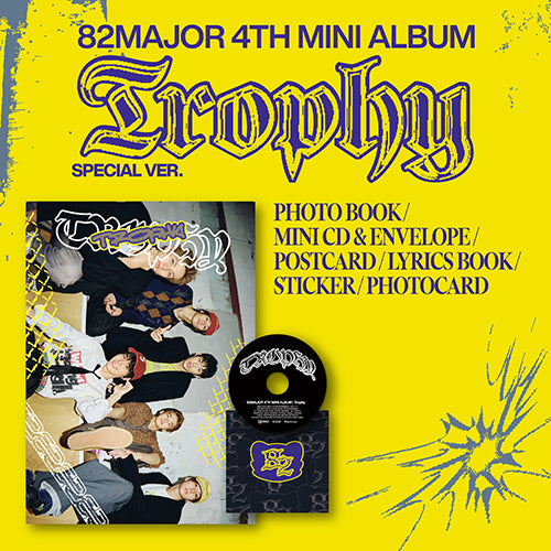 *PRE-ORDER* 82MAJOR - Trophy [Special Ver.] (4th Mini Album)