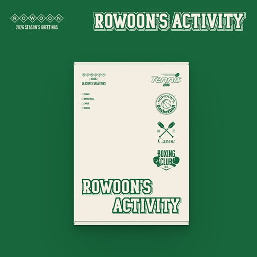*PRE-ORDER* ROWOON - 'ROWOON'S ACTIVITY' 2026 Season's Greetings