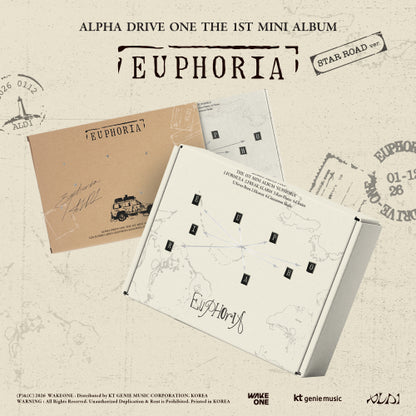 ALPHA DRIVE ONE - EUPHORIA (1st Mini Album) [Star Road Ver.]