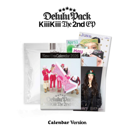 KIIIKIII - Delulu Pack (2nd Mini Album) [Calendar Ver.]