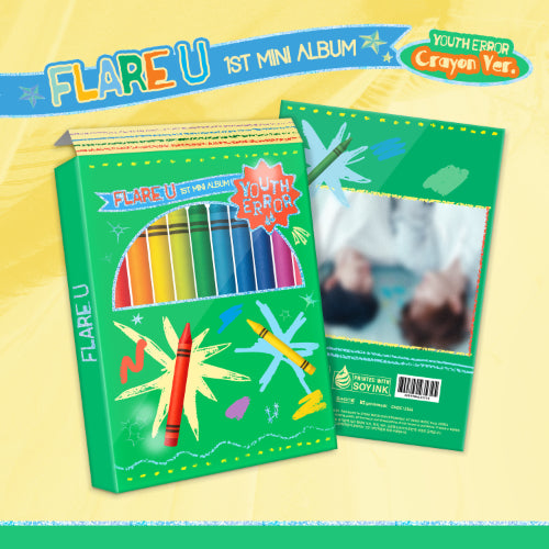 *PRE-ORDER* FLARE U - YOUTH ERROR (1st Mini Album) [Crayon Ver.]