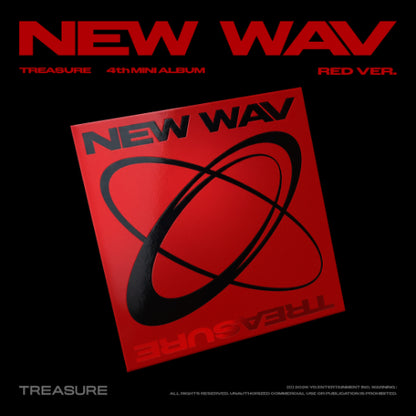 TREASURE - NEW WAV (4th Mini Album) [RED Ver.]