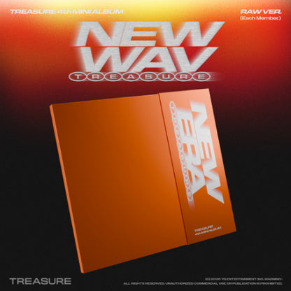 *PRE-ORDER* TREASURE - NEW WAV (4th Mini Album) [RAW Ver.]