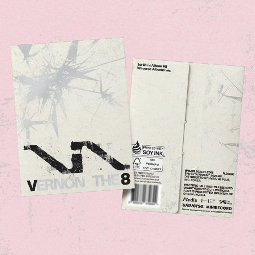 *PRE-ORDER* SEVENTEEN V8 - V8 (1st Mini Album) [Weverse Albums Ver.]