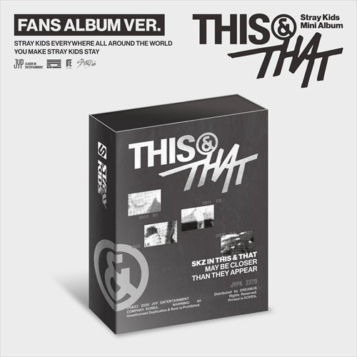 STRAY KIDS - THIS & THAT (Fans Ver.)