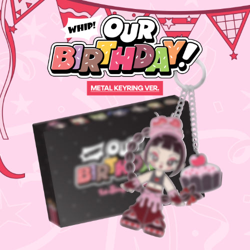 *PRE-ORDER* OURBIRTHDAY - Our Birthday (1st Single Album) [Metal Keyring Ver.] + POB