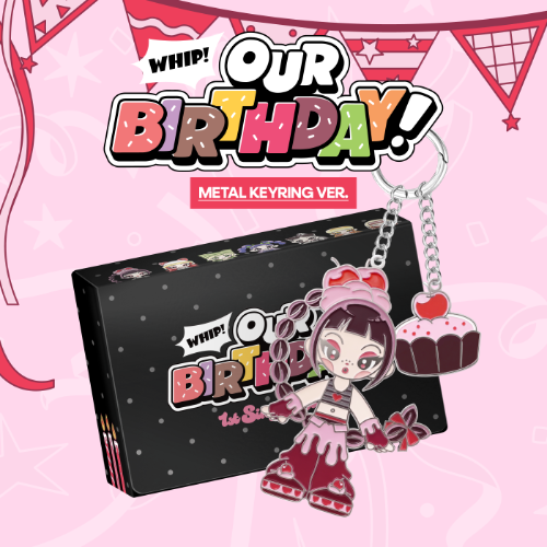 *PRE-ORDER* OURBIRTHDAY - Our Birthday (1st Single Album) [Metal Keyring Ver.] + POB