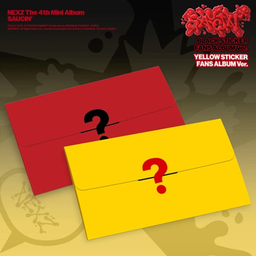 *PRE-ORDER* NEXZ - SAUCIN' (4th Mini Album) [Sticker FANS Album Ver.]