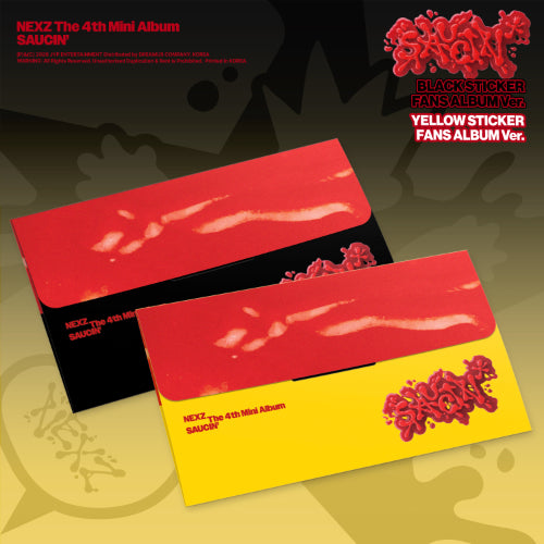 *PRE-ORDER* NEXZ - SAUCIN' (4th Mini Album) [Sticker FANS Album Ver.]