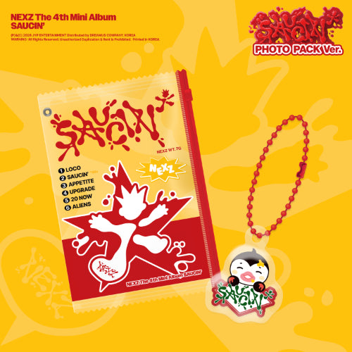 *PRE-ORDER* NEXZ - SAUCIN' (4th Mini Album) [Photo Pack Ver.]