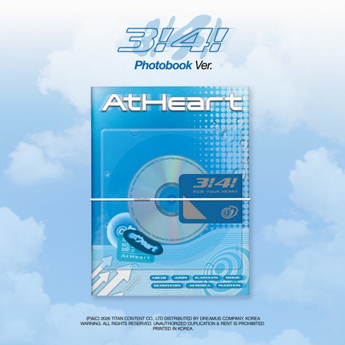 *PRE-ORDER* ATHEART - 3!4! (2nd Single Album) [Photobook Ver.] + POB