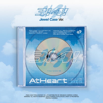 *PRE-ORDER* ATHEART - 3!4! (2nd Single Album) [Jewel Ver.] + POB