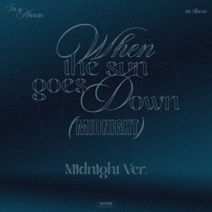 *PRE-ORDER* IN A MINUTE - When the sun goes down : Midnight (1st Studio Album) [Midnight Ver.]