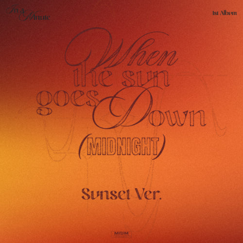*PRE-ORDER* IN A MINUTE - When the sun goes down : Midnight (1st Studio Album) [Sunset Ver.]