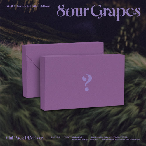 *PRE-ORDER* NIZIU - Sour Grapes (1st Korean Mini Album) [Mini Pack PLVE Ver.] + POB