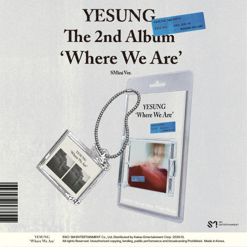 *PRE-ORDER* SUPER JUNIOR YESUNG - Where We Are (2nd Studio Album) [SMini Ver.]