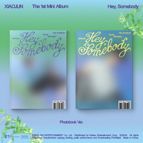*PRE-ORDER* NCT XIAOJUN - Hey, Somebody [Photobook Ver.]