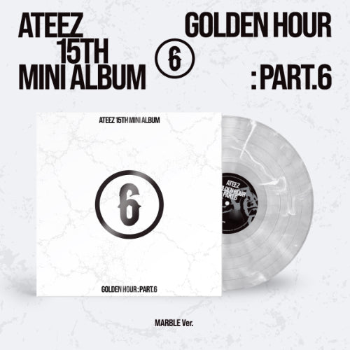 *PRE-ORDER* ATEEZ - Golden Hour: Part 6 (15th Mini Album) [Marble Vinyl/LP Ver.]