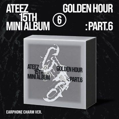 *PRE-ORDER* ATEEZ - Golden Hour: Part 6 (15th Mini Album) [Earphone Charm Ver.]