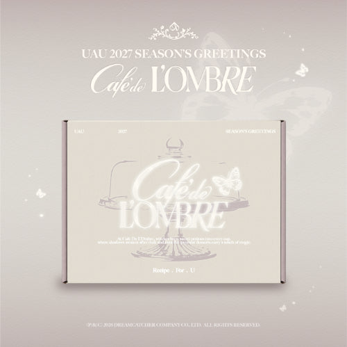 *PRE-ORDER* UAU - [2027 Season's Greetings] 'Cafe De L'Ombre_Recipe . For . U'