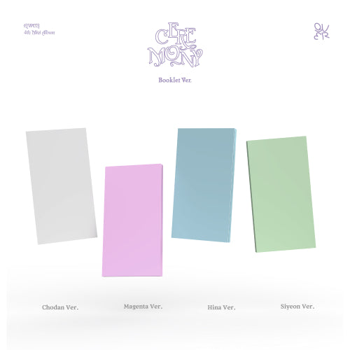 *PRE-ORDER* QWER - Ceremony [Booklet Ver.]
