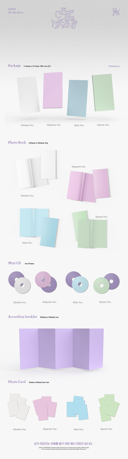 *PRE-ORDER* QWER - Ceremony [Booklet Ver.]
