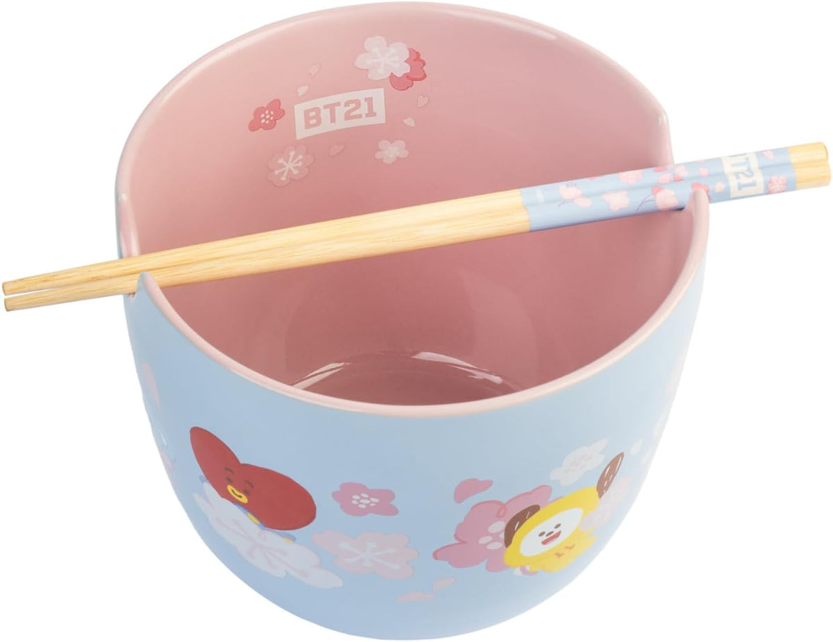 BTS - BT21 x Grupo Erik Ramen Bowl Set With Chopsticks