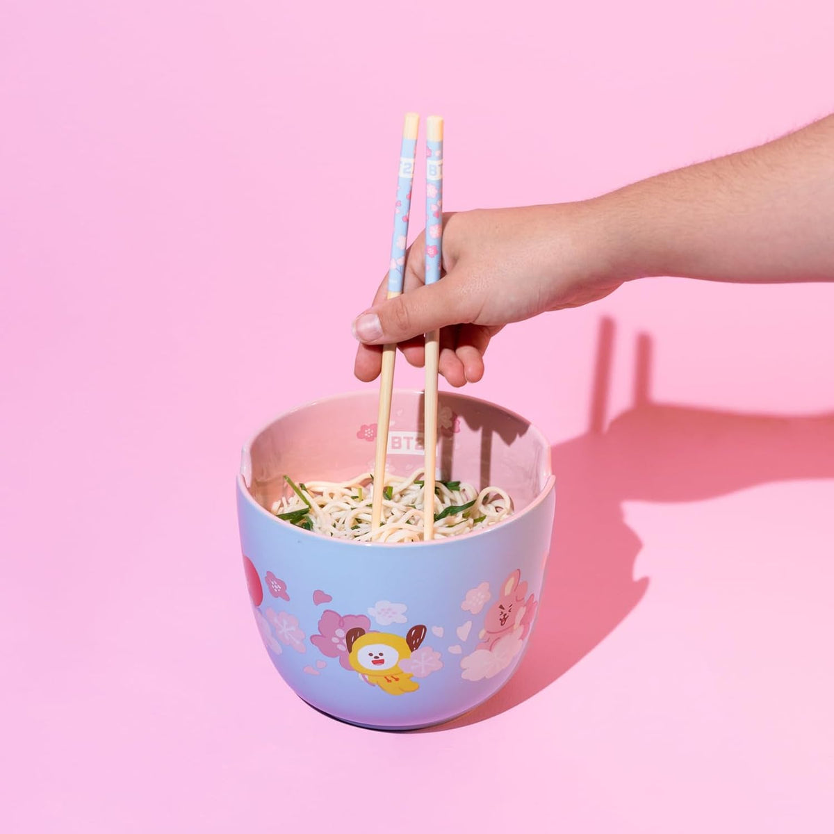 BTS - BT21 x Grupo Erik Ramen Bowl Set With Chopsticks