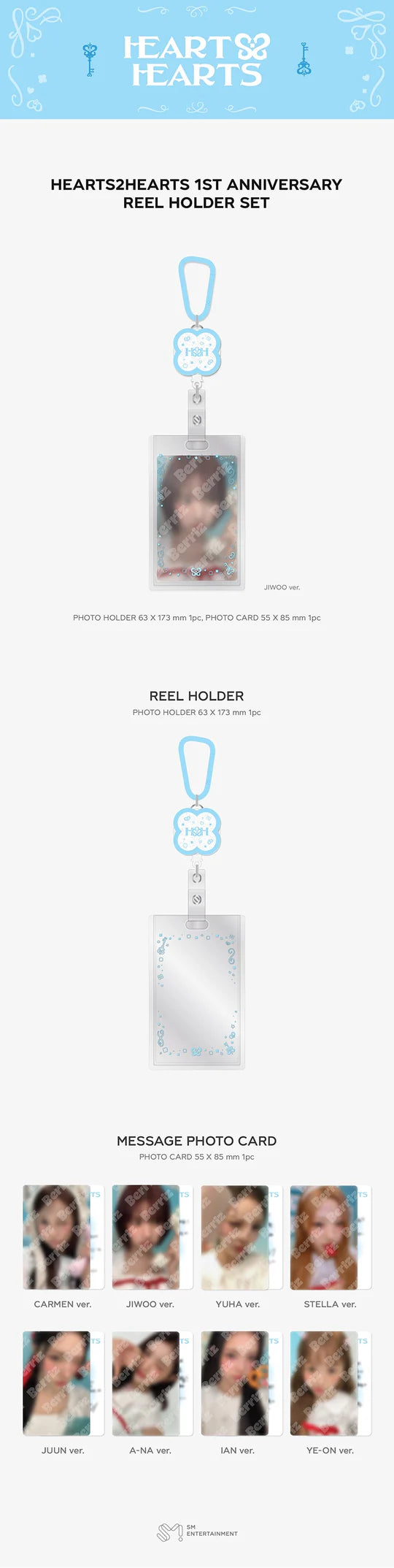 *PRE-ORDER* HEARTS2HEARTS - [1st Anniversary Official MD] Reel Holder Set