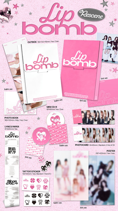 RESCENE - lip bomb (3rd Mini Album)