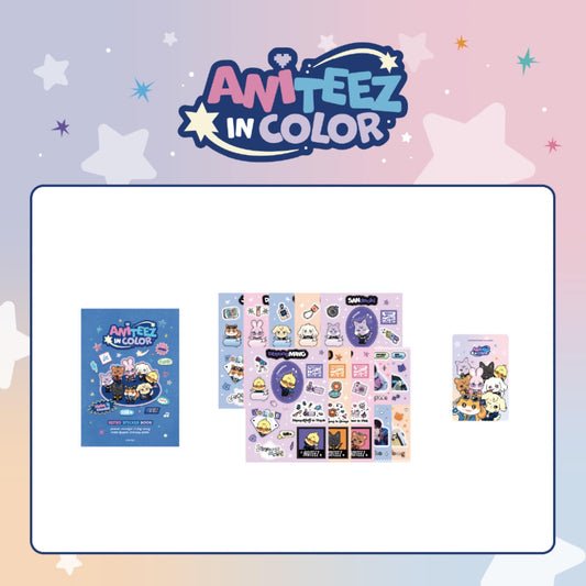 *PRE-ORDER* ATEEZ - [ANITEEZ In Color Pop-Up MD] Retro Sticker Book