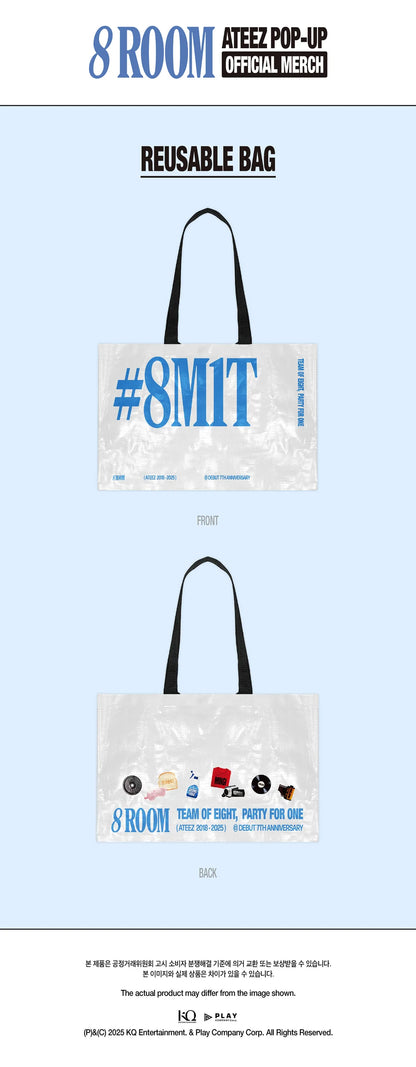 *PRE-ORDER* ATEEZ - [8ROOM 7th Anniversary Pop-Up MD] Reusable Bag
