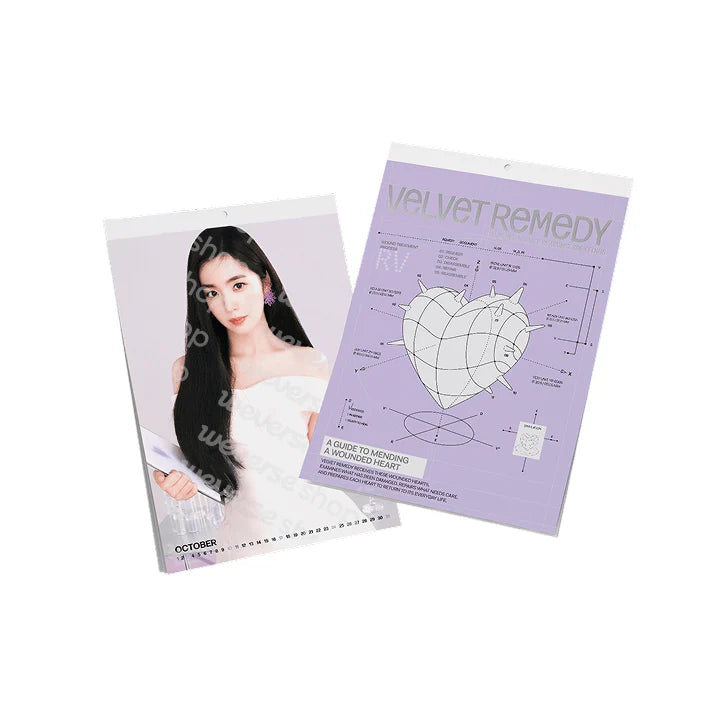 *PRE-ORDER* RED VELVET - [2027 Wall Calendar] Velvet Remedy