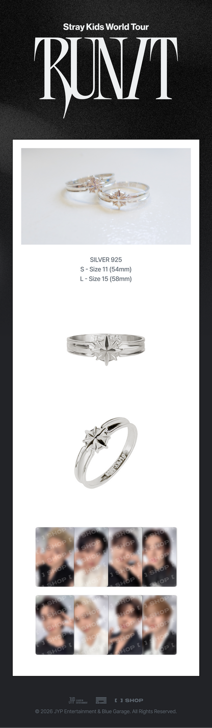 *PRE-ORDER* STRAY KIDS - [Run It MD] Ring