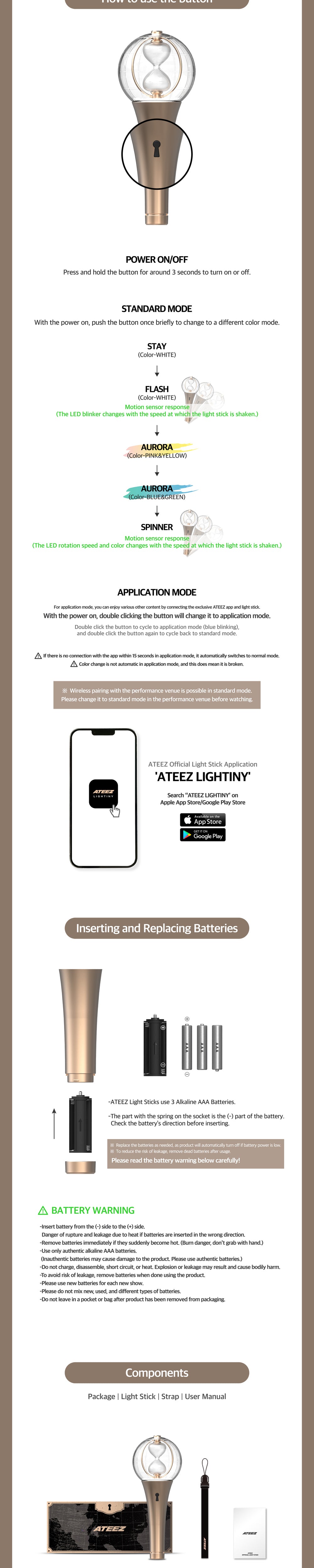 ATEEZ - Official Light Stick Ver. 2