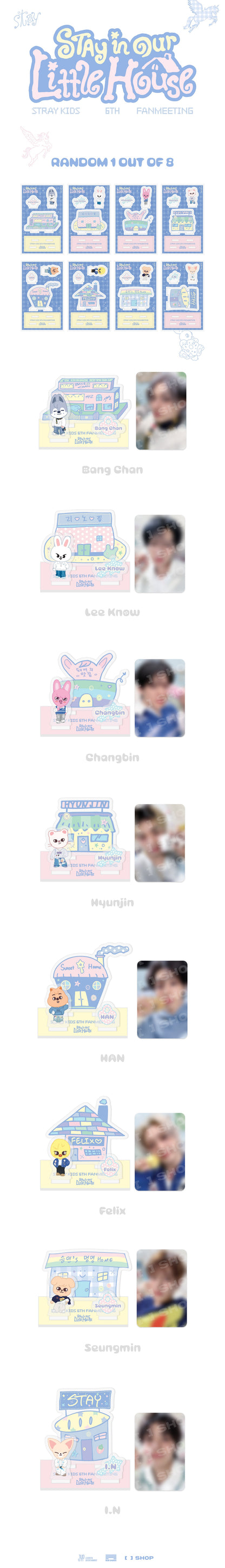*PRE-ORDER* STRAY KIDS - [Stay In OUR Little House - 6th Fanmeeting MD] Secret Acrylic Stand