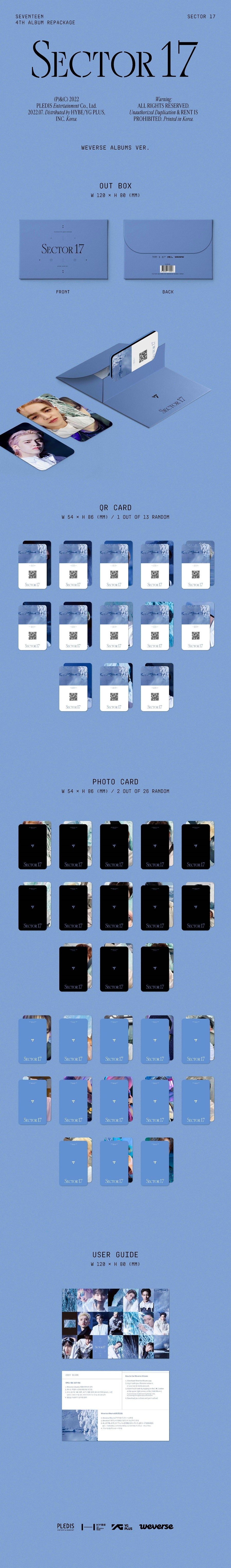 SEVENTEEN - Sector 17 [Weverse Albums Ver.]